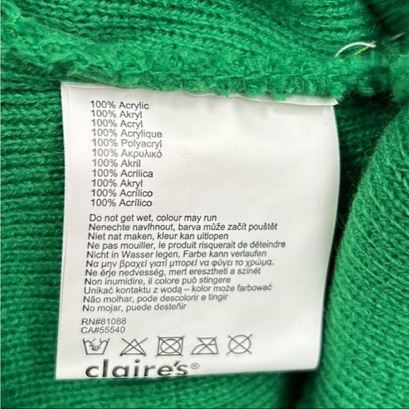 2 Beanies Be Warm On St Patrick's Day. Claire's Claire’s/Icing LUCKY Beanies. - Picture 9 of 15